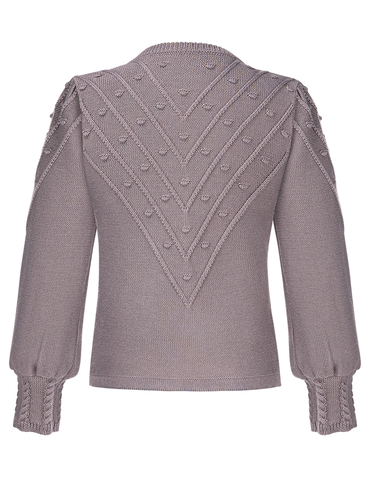 STRICKJACKE RENATA IN GREY