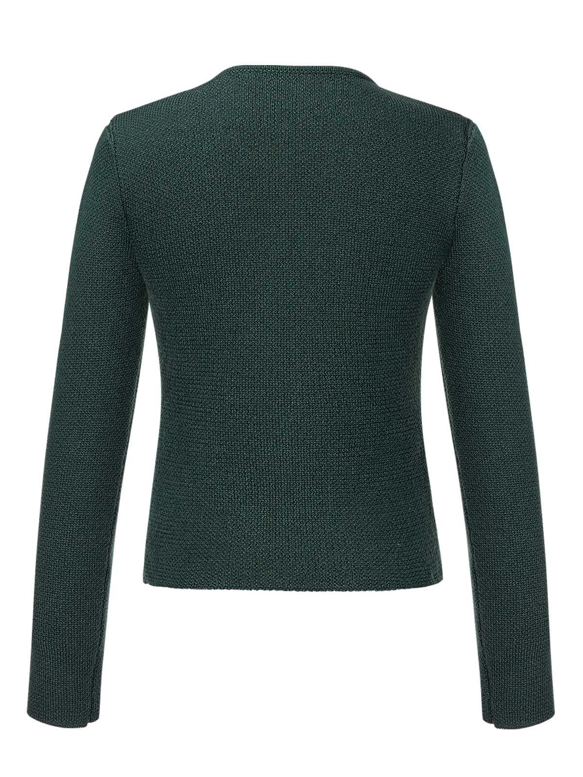 STRICKJACKE MIRA IN DUNKELGRÜN