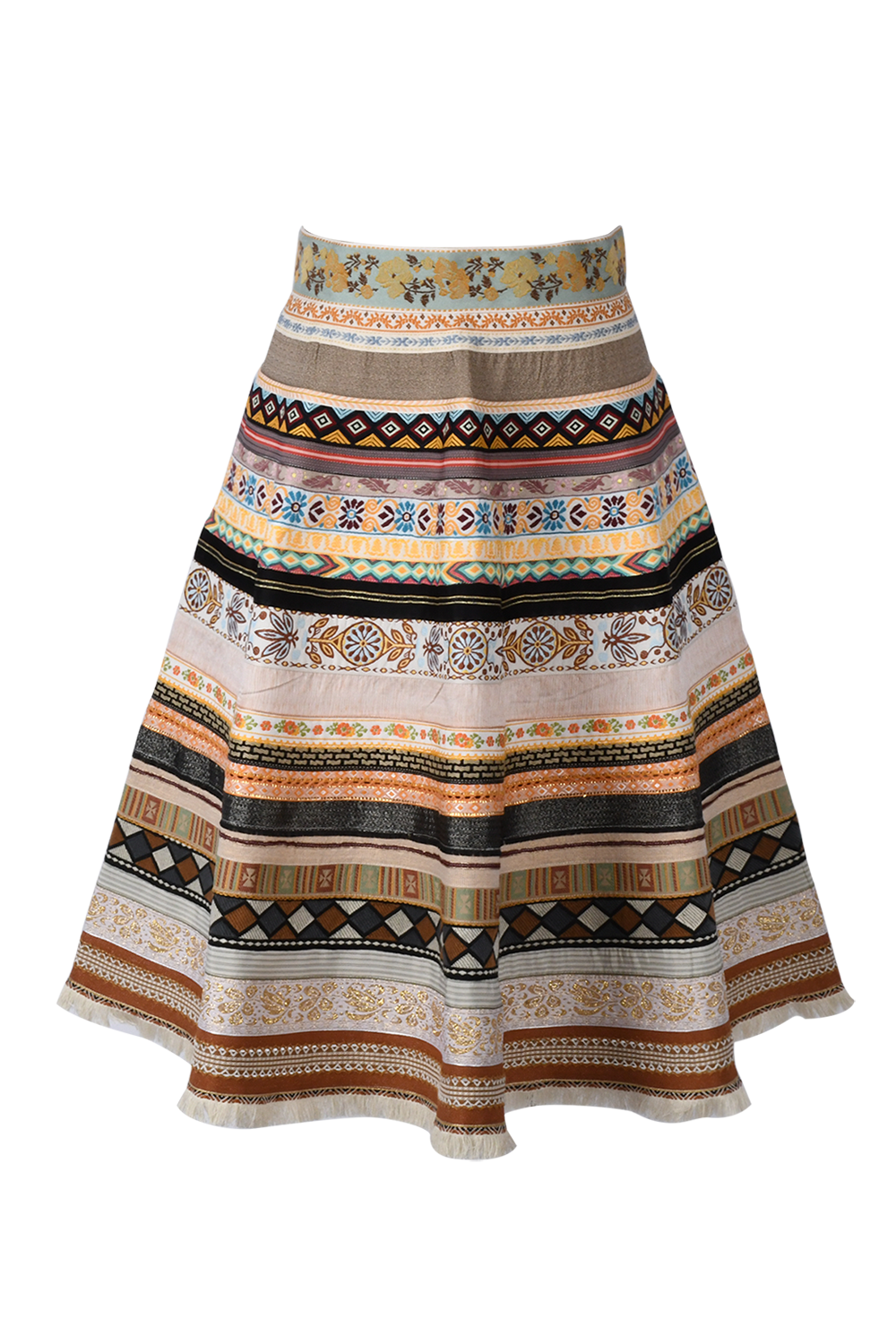DIRNDL BANDERROCK ZITRONE IN SCHWARZ