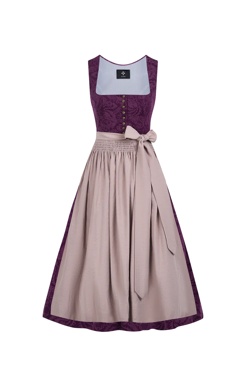 Die Magie von lila und violettem Dirndl