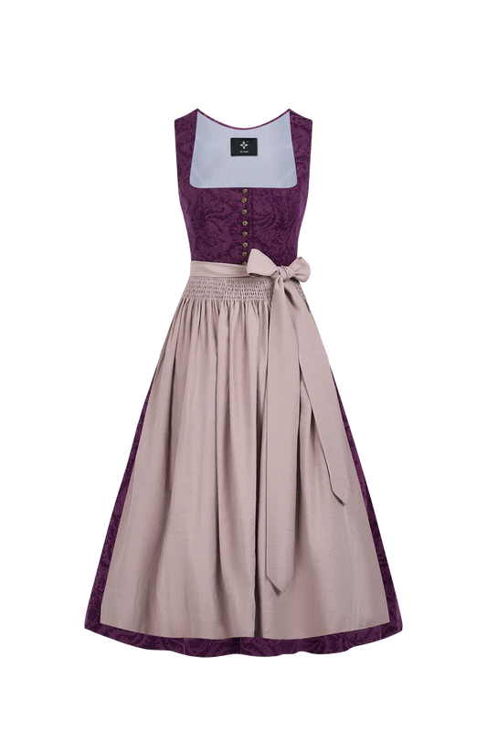 Die Magie von lila und violettem Dirndl