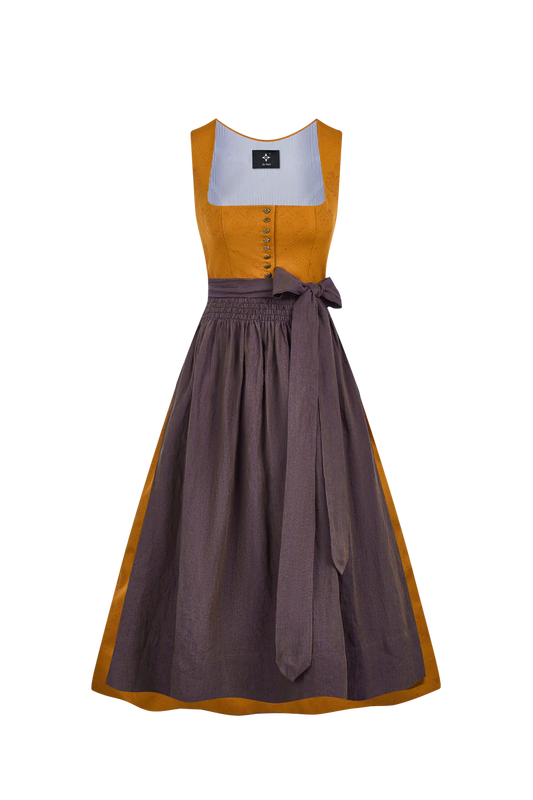 Das Dirndl in Orange – Auffällige Eleganz und frische Farbakzente