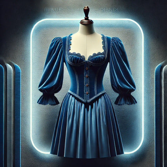 Das blaue Samt-Dirndl: Ein Hingucker für jeden AnlassDas blaue Samt-Dirndl: Ein Hingucker für jeden Anlass