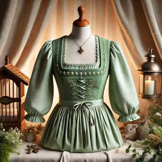 Das lindgrüne Dirndl: Eine charmante Wahl für jeden Anlass