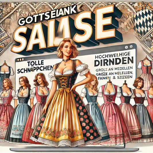 Entdecke die Welt der Dirndl im Sale: Gottseidank Dirndl Sale und Online Outlet Shops