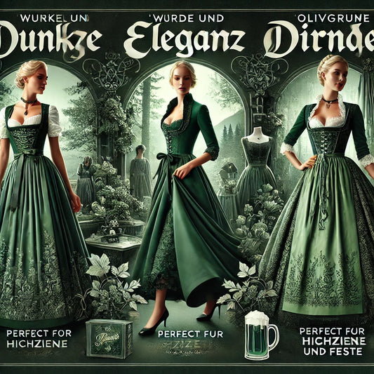 Die Faszination der dunkelgrünen und olivgrünen Dirndl
