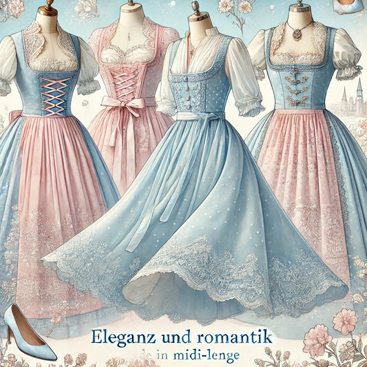 Die Magie der hellblauen und rosa Dirndl in Midi-Länge - Fortsetzung