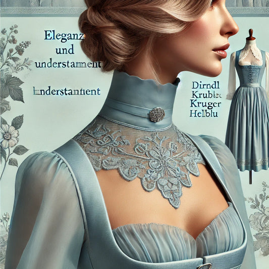 Die Schönheit der hellblauen Dirndl in verschiedenen Stilen