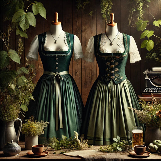 Das dunkelgrüne Dirndl – Eleganz und Tradition in einem modernen Gewand