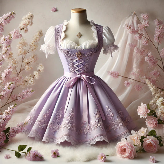 Dirndl in Flieder – Der perfekte Begleiter für elegante und festliche Anlässe