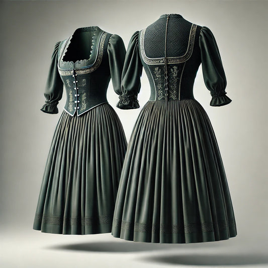 Die Geschichte des Dirndls in Dunkelgrün: Eine kulturelle Verankerung