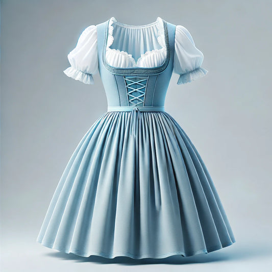 Die Faszination des hellblauen Dirndls - Eine Reise in die Welt der Eleganz und Zartheit