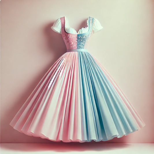 Die Wahl des perfekten Dirndls: Ein Ausflug in Rosa und Hellblau
