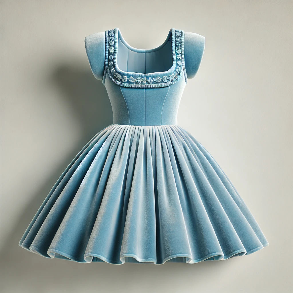 Die Faszination der hellblauen Samt-Dirndl - Eine Reise in die Welt der Eleganz und Tradition