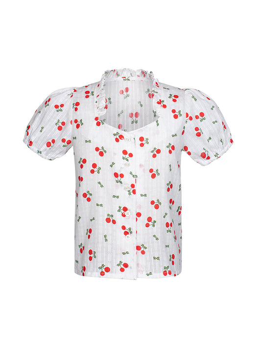 KINDER BLUSE SOFIA CHERRY
