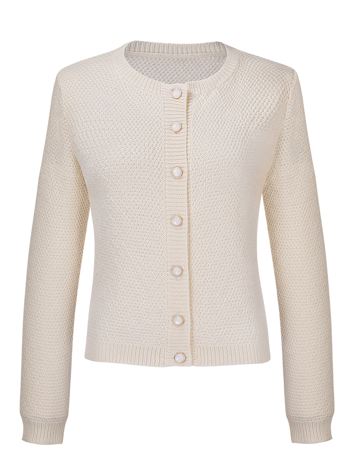 STRICKJACKE AMALIA IN WEISS