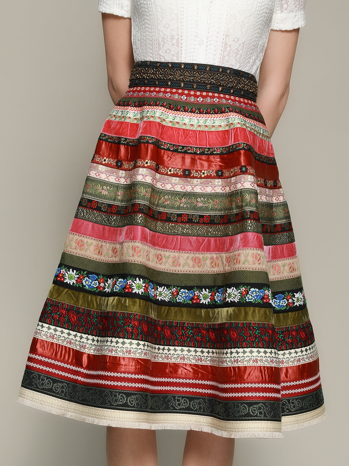 DIRNDL BANDERROCK ZONA IN NAVY