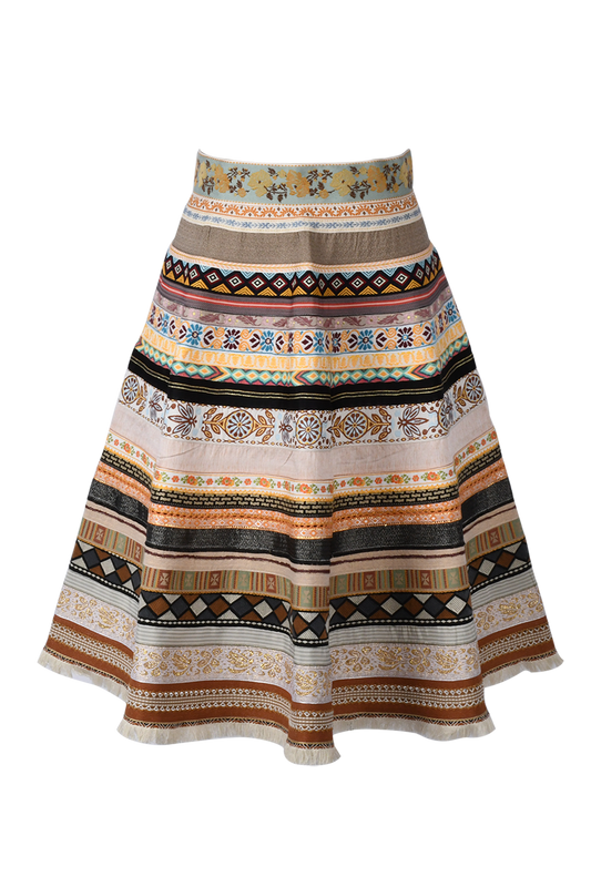 DIRNDL BANDERROCK ZITRONE IN SCHWARZ